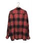 WACKO MARIA (ワコマリア) OMBRE CHECK OPEN COLLAR SHIRT L/S レッド サイズ:Ｌ：25000円