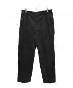 WACKO MARIAワコマリア）の古着「DOUBLE PLEATED CHINO TROUSERS」｜ブラック