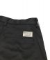 中古・古着 WACKO MARIA (ワコマリア) DOUBLE PLEATED CHINO TROUSERS ブラック サイズ:XXL 未使用品：20000円