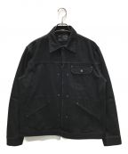 NUMBER (N)INEナンバーナイン）の古着「DROP STITCHES DENIM JACKET」｜ブラック