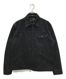 NUMBER (N)INE（ナンバーナイン）の古着「DROP STITCHES DENIM JACKET」｜ブラック