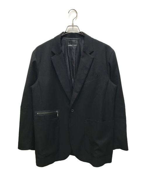 NUMBER (N)INE（ナンバーナイン）NUMBER (N)INE (ナンバーナイン) W/P TWILL LAPEL 1B JACKET ブラック サイズ:3の古着・服飾アイテム