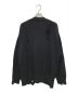 NUMBER (N)INE (ナンバーナイン) ASID WASH RIPPED KNIT CARDIGAN ブラック サイズ:3：14000円