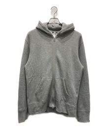 LOOPWHEELER×BEAMS（ループウィラー×ビームス）の古着「【別注】LOOPWHEELER / Slim Zip Sweat Hoody」｜グレー