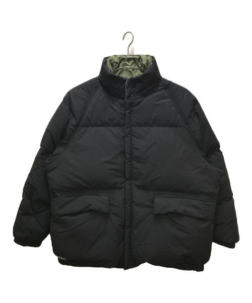 FreshService（フレッシュサービス）FreshService (フレッシュサービス) REVERSIBLE DOWN JACKET ブラック×カーキ サイズ:Lの古着・服飾アイテム