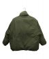 中古・古着 FreshService (フレッシュサービス) REVERSIBLE DOWN JACKET ブラック×カーキ サイズ:L：40000円