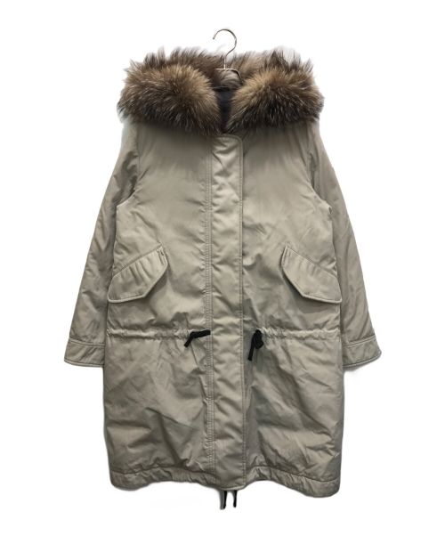 MONCLER（モンクレール）MONCLER (モンクレール) VERONIKA/ダウンコート ベージュ サイズ:1の古着・服飾アイテム