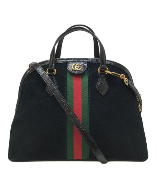 GUCCI（グッチ）GUCCI (グッチ) オフィディア ミディアム2WAYバッグ ブラックの古着・服飾アイテム