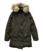 CANADA GOOSEカナダグース）の古着「Bronte Parka」｜オリーブ