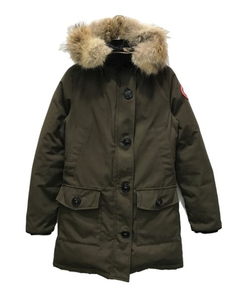 CANADA GOOSE（カナダグース）CANADA GOOSE (カナダグース) Bronte Parka オリーブ サイズ:Mの古着・服飾アイテム