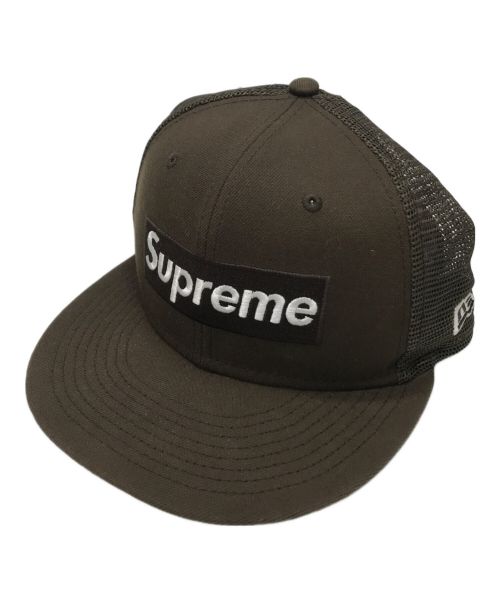 SUPREME（シュプリーム）SUPREME (シュプリーム) New Era (ニューエラ) ボックスロゴキャップ ブラウン サイズ:7 2/1　59.6cmの古着・服飾アイテム