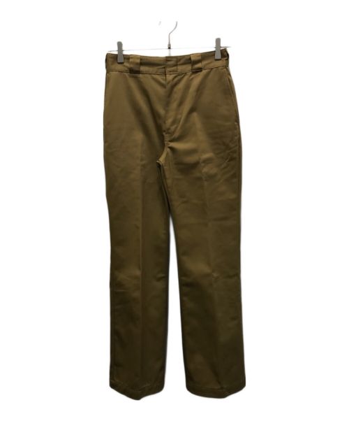 Dickies（ディッキーズ）Dickies (ディッキーズ) JOURNAL STANDARD relume (ジャーナルスタンダード レリューム) 別注スリムフレアパンツ ブラウン サイズ:Mの古着・服飾アイテム