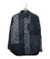 Engineered Garments（エンジニアド ガーメンツ）の古着「Combo Short Collar Shirt - Cotton Big Polka Dot Sateen - Navy」｜ネイビー