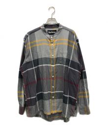 Barbour（バブアー）の古着「Reyner Oversized Tartan Shirt」｜グレー