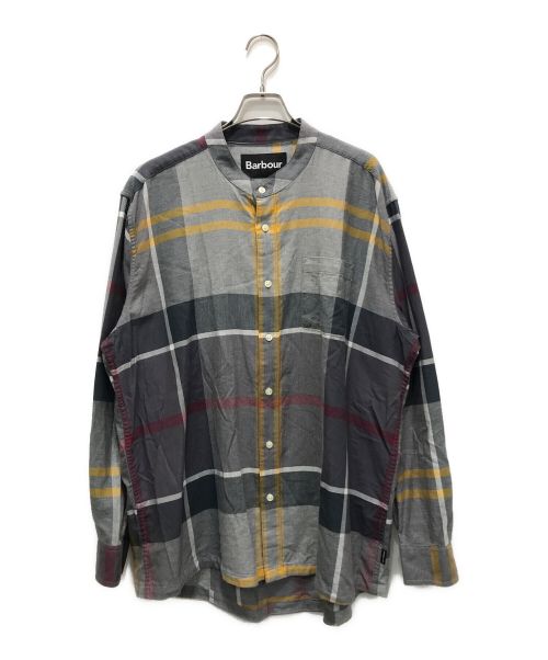 Barbour（バブアー）Barbour (バブアー) Reyner Oversized Tartan Shirt グレー サイズ:42の古着・服飾アイテム