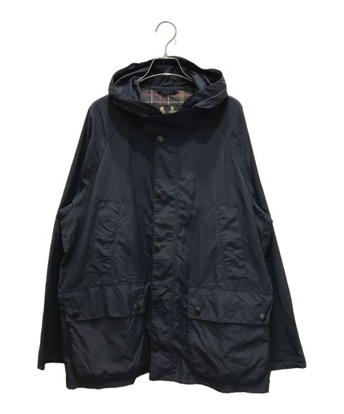 Barbour（バブアー）Barbour (バブアー) BEDALE ナイロン フード ブルゾン（オーバーサイズフィット） ネイビー サイズ:40の古着・服飾アイテム