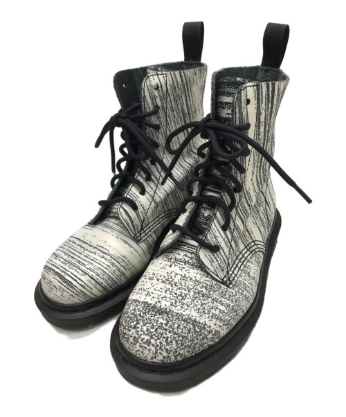 Dr.Martens（ドクターマーチン）Dr.Martens (ドクターマーチン) PASCAL WHITE+BLACK PAINTER ホワイト×ブラック サイズ:3の古着・服飾アイテム