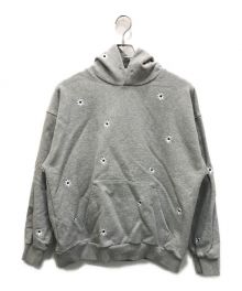 nick gear（ニックギア）の古着「FLOWER HALFZIP SWEAT」｜グレー