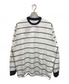 FreshServiceフレッシュサービス）の古着「MULTI BORDER L/S TEE」｜ホワイト×ネイビー