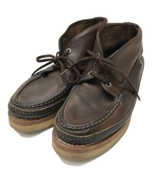 RUSSELL MOCCASIN（ラッセルモカシン）RUSSELL MOCCASIN (ラッセルモカシン) モカシンシューズ ブラウン サイズ:7 1/2の古着・服飾アイテム