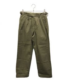 kenneth field（ケネスフィールド）の古着「Gurkha Trousers Ⅲ Herringbone」｜カーキ