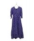 ne quittez pas Kanako Sato COTTON VOILE ETHNIC PRINT TWISTED WAIST DRESS / コットンボイルエスニックプリントツイステッドウェイストドレス パープル サイズ:M：15000円