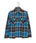 SUGAR CANE（シュガーケーン）の古着「FICTION ROMANCE TWILL CHECK WORK SHIRTS」｜ブルー