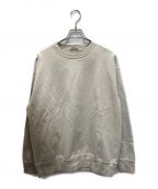 AURALEEオーラリー）の古着「ORGANIC COTTON COMPACT GRADATION DYED SWEAT P/O」｜ベージュ