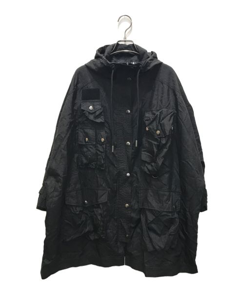 DIESEL（ディーゼル）DIESEL (ディーゼル) モッズコート ブラック サイズ:XXSの古着・服飾アイテム