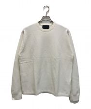 LANVIN (ライバン) JACQUARD PIQUE CREW NECK ホワイト サイズ:50