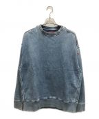 DIESELディーゼル）の古着「D-KRIB TRACK SWEAT-SHIRT」｜ブルー