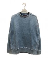 DIESEL (ディーゼル) D-KRIB TRACK SWEAT-SHIRT ブルー サイズ:M