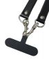 TOGA TOO (トーガ・トゥ) Leather nylon phone strap ブラック：15000円