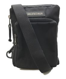 BALENCIAGA（バレンシアガ）の古着「ナイロンショルダーバッグ」｜ブラック