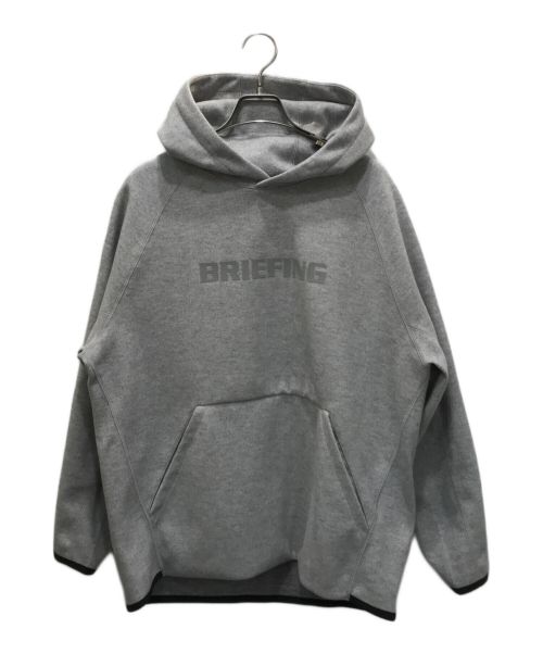 BRIEFING（ブリーフィング）BRIEFING (ブリーフィング) TWEEDY HOODIE グレー サイズ:Mの古着・服飾アイテム