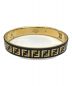 FENDI（フェンディ）の古着「’FF’ motif oval bangle」｜ゴールド×ブラック