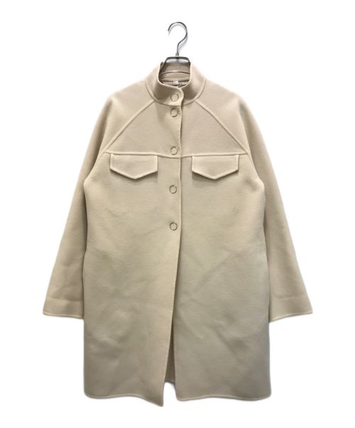 BURBERRY（バーバリー）BURBERRY (バーバリー) カシミヤ混コート アイボリー サイズ:38の古着・服飾アイテム