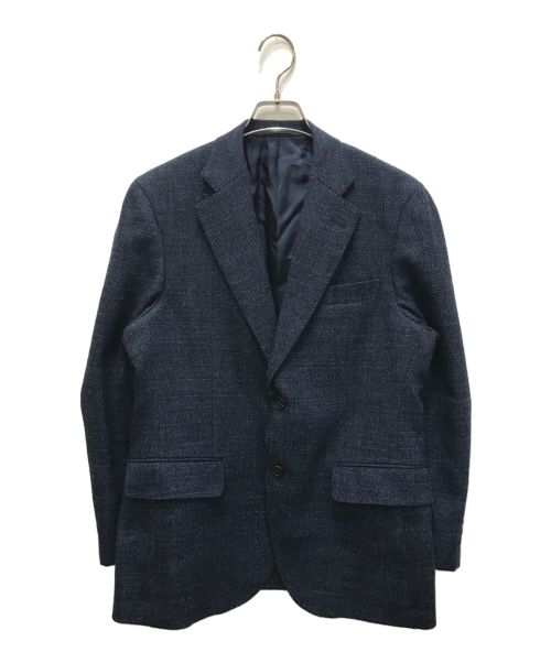 Aquascutum（アクアスキュータム）Aquascutum (アクアスキュータム) ブッチャージャケット ネイビー サイズ:不明（実寸参照）の古着・服飾アイテム