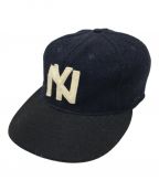 J.CREW×EBBETS FIELD FLANNELSジェイクルー×エベッツフィールドフランネルズ）の古着「キャップ」｜ブラック