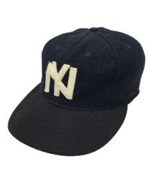 J.CREW×EBBETS FIELD FLANNELS（ジェイクルー×エベッツフィールドフランネルズ）の古着「キャップ」｜ブラック