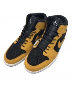 NIKEナイキ）の古着「WMNS AIR JORDAN 1 MID SE」｜イエロー×ブラック