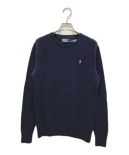 POLO RALPH LAUREN（ポロ・ラルフローレン）POLO RALPH LAUREN (ポロ・ラルフローレン) ウールニット ネイビー サイズ:Sの古着・服飾アイテム