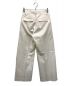 MUSE (ミューズ) TUCK CHINO ワイドパンツ ベージュ サイズ:M：10000円