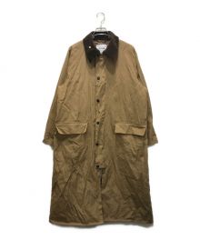 Barbour×JOURNAL STANDARD（バブアー×ジャーナル スタンダード）の古着「オーバーサイズ BURGHLEY COAT 2 バーレーコート 2 JOURNAL STANDARD別注」｜ブラウン