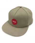 SUPREMEシュプリーム）の古着「TWILL PATCH 5-PANEL CAP」｜ベージュ