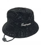 SUPREMEシュプリーム）の古着「VELVET PAISLEY BOONIE」｜ブラック