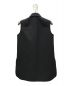 MADISON BLUE (マディソンブルー) FLY FRONT SLEEVELESS SHIRT ブラック サイズ:XS：12000円