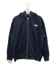 THE NORTH FACE（ザ ノース フェイス）の古着「Square Logo FullZip (スクエアロゴフルジップ）」｜ネイビー