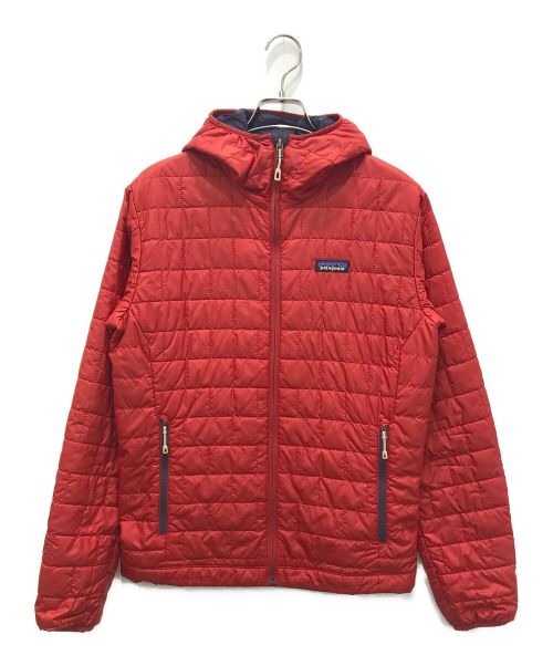 Patagonia（パタゴニア）Patagonia (パタゴニア) ナノパフフーディ レッド サイズ:Sの古着・服飾アイテム