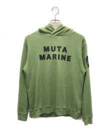 muta MARINE（ムータマリン）の古着「ライトニット プルオーバーパーカー」｜グリーン